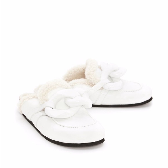 JW Anderson Chain shearling loafers mule - Picture 2 of 8